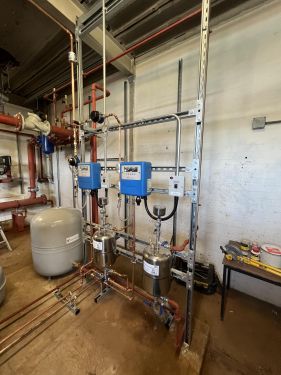 Click Here To Enlarge This Photo Of School Boiler and Heating Distribution