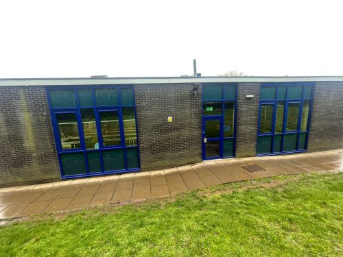 Click Here To Enlarge This Photo Of School Window / Door Installation